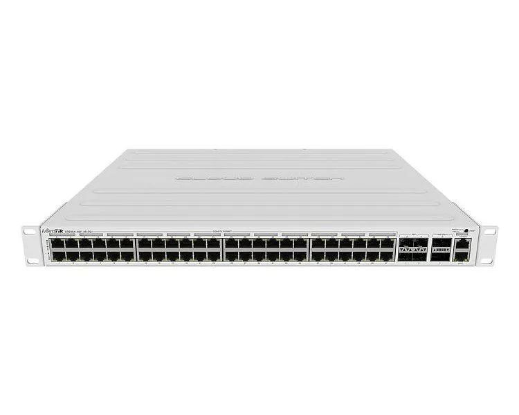 Router MikroTik CRS354-48P-4S+2Q+RM, Alb