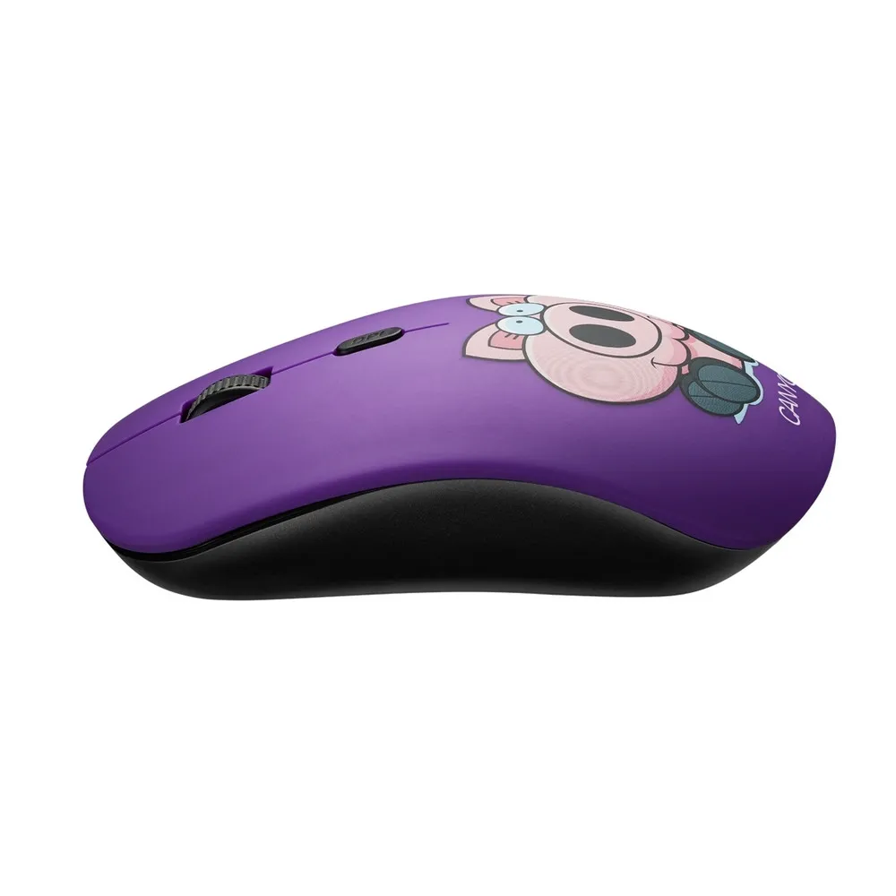 Mouse Wireless Canyon CND-CMSW401PB, Multicolor