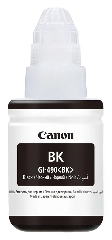Recipient de cerneală Canon GI-490, 135ml, Negru