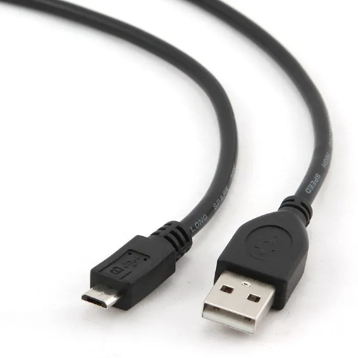 Cablu încărcare și sincronizare Cablexpert CCP-mUSB2-AMBM-0.5M, USB Type-A/micro-USB, 0,5m, Negru