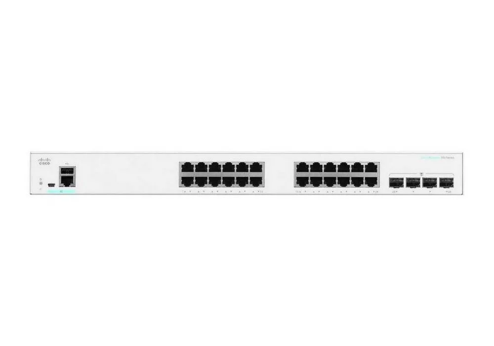 Switch de rețea Cisco CBS350-24T-4G, 24x 10/100/1000 Mbps, 4x SfP