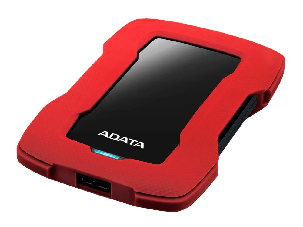 HDD portabil extern ADATA HD330, 1 TB, Roșu (AHD330-1TU31-CRD)