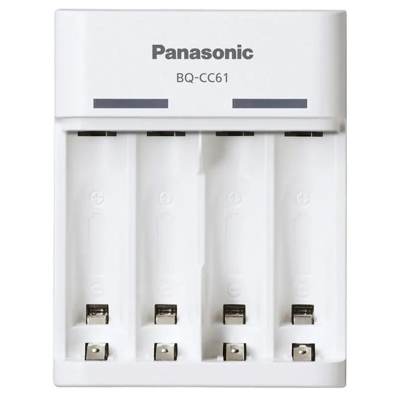 Încărcător Acumulatori Panasonic BQ-CC51E, Alb