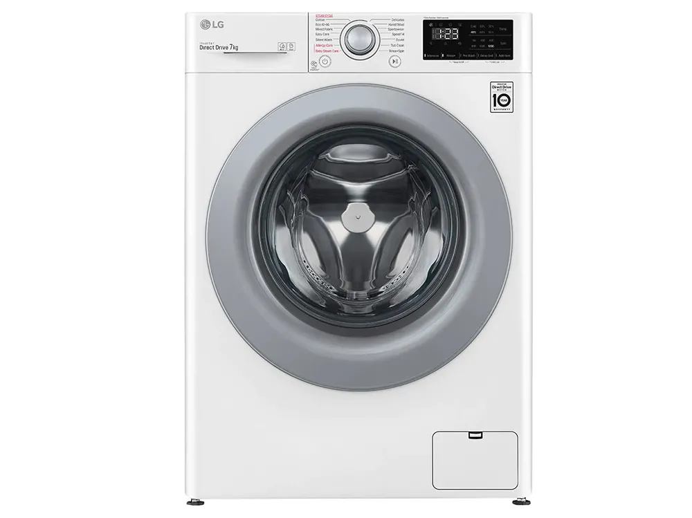 Mașină de spălat LG F2WV3S7S4E, 7kg, Alb
