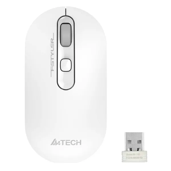 Mouse Wireless A4Tech FG20, Alb