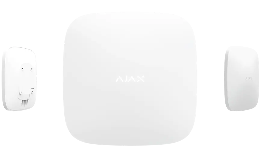 Panou inteligent de control al alarmei Ajax Hub, Alb