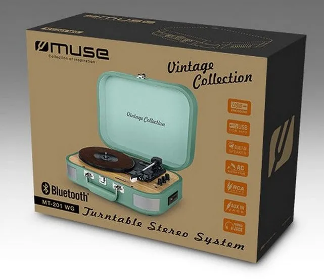 Sistem audio MUSE MT-201 WG, Verde