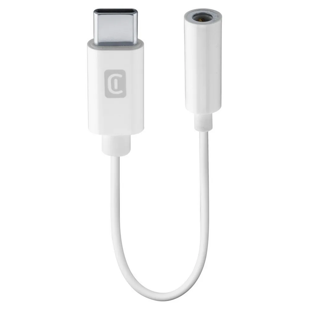 Adapter USB-C to 3.5mm Jack, Cellularline, White