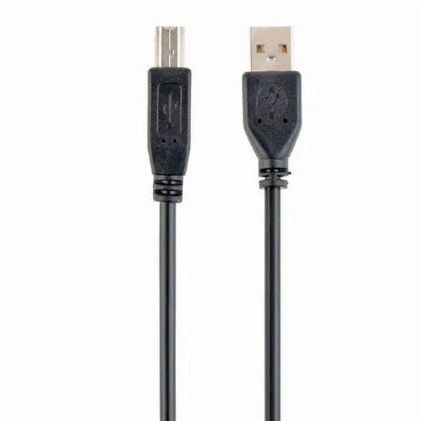 Cablu de date pentru periferice Gembird CCP-USB2-AMBM-15, USB Type-A/USB Type-B, 5m, Negru