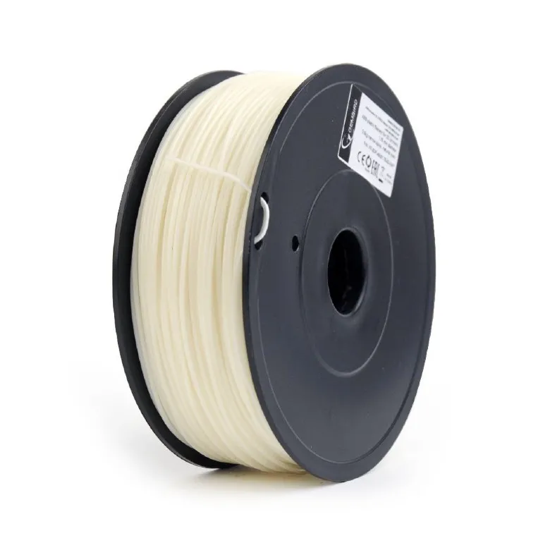 Filament pentru imprimantă 3D Gembird FF-3DP-ABS1.75-02-NAT, ABS, Alb , 1.75 mm, 0,6kg