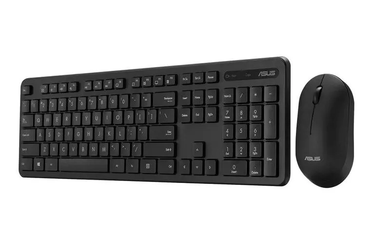 Set Tastatură + Mouse ASUS CW100, Fără fir, Negru