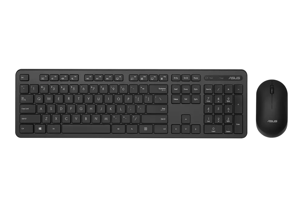 Set Tastatură + Mouse ASUS CW100, Fără fir, Negru