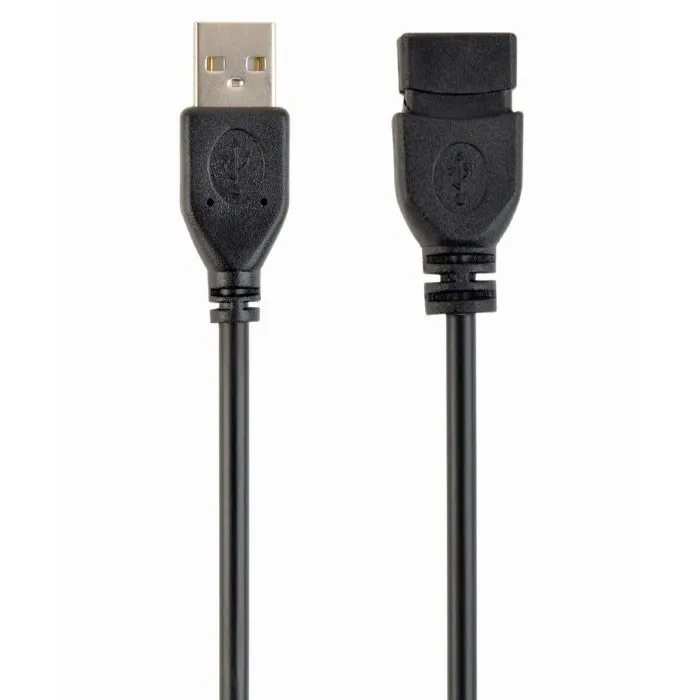 Cablu prelungitor Cablexpert CCP-USB2-AMAF-6, USB Type-A (M)/USB Type-A (F), 1,8m, Negru