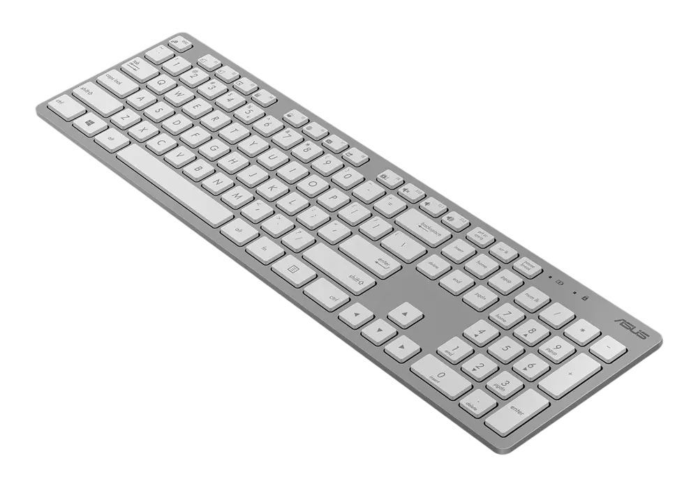 Set Tastatură + Mouse ASUS W5000, Fără fir, Alb