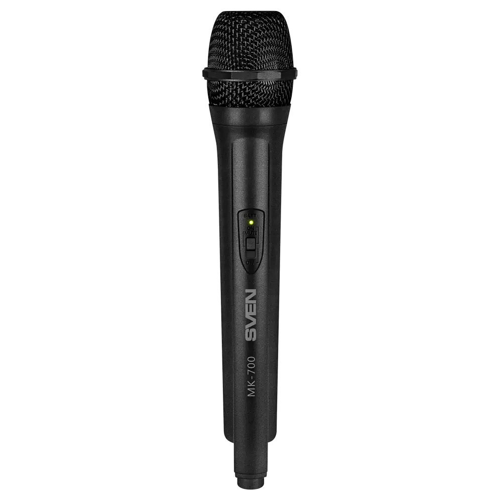 Microfon Karaoke SVEN MK-700, Fără fir, Negru