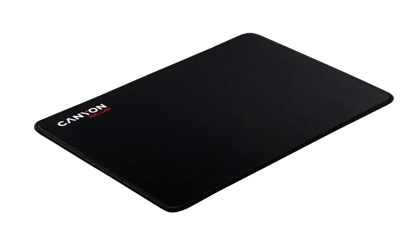 Mouse Pad Canyon MP-4, 350×250×3mm, Low-friction surface, Anti-slip natural rubber base, Black