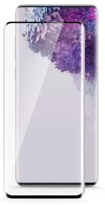 Sticlă de protecție Cellularline Impact Glass Curved- Galaxy S20 Ultra, Negru