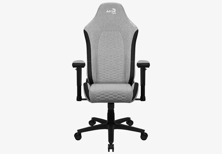 Gaming Chair AeroCool Crown AeroWeave Ash Grey, User max load up to 150kg / height 170-190cm