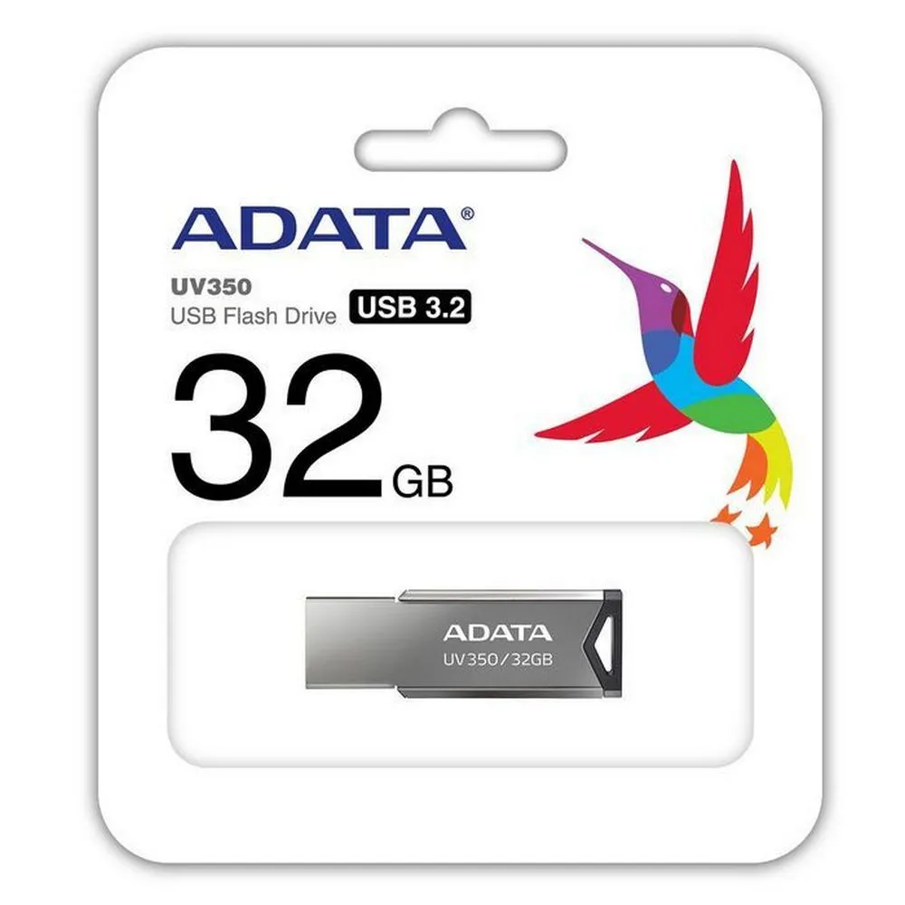 Memorie USB ADATA UV350, 32GB, Argintiu