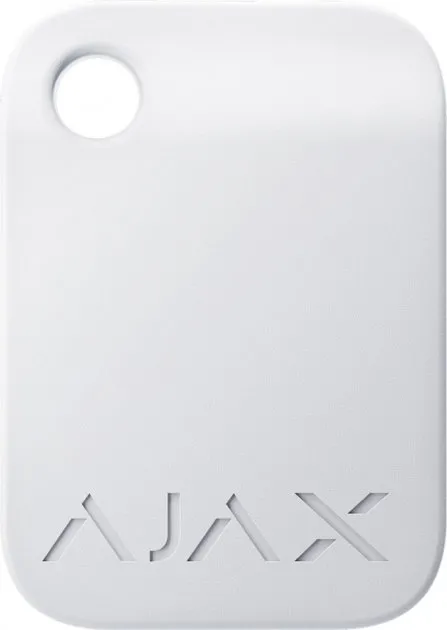 Cheia de securitate fără contact Ajax Tag, Alb