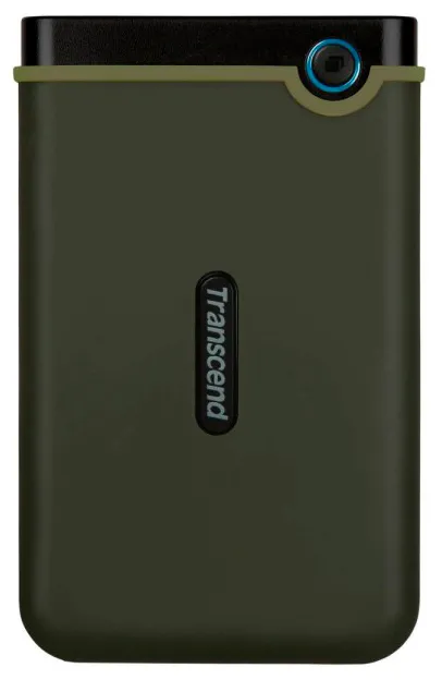 HDD portabil extern Transcend StoreJet 25M3G, 2 TB, Military Green (TS2TSJ25M3G)