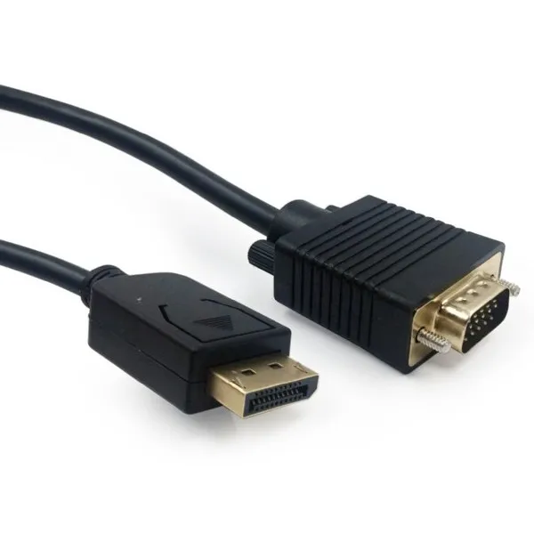 Cablu Video Cablexpert CCP-DPM-VGAM-6, DisplayPort (M) - VGA D-Sub (M), 1,8m, Negru