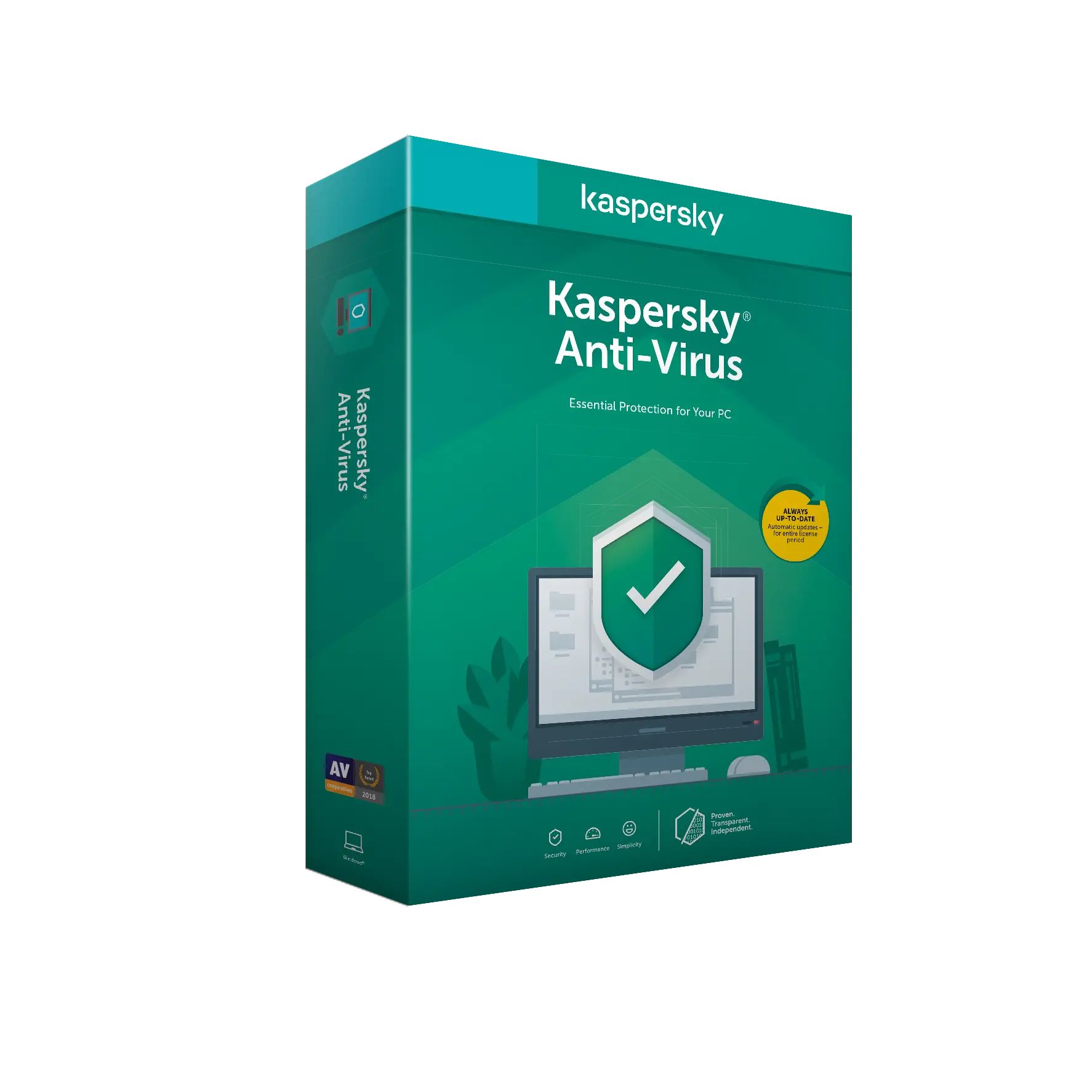 Kaspersky Anti-Virus BOX  2 Dt 1 Year Base
