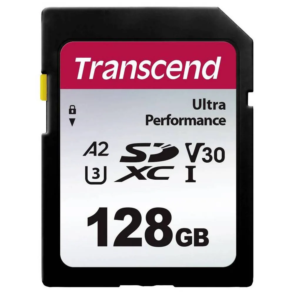 .128GB SDXC Card (Class 10)  UHS-I, U3, Transcend 340S  