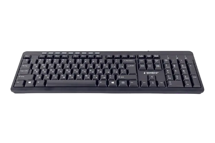 Tastatură Gembird KB-UM-106-RU, Cu fir, Negru