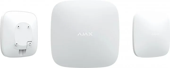 Panou inteligent de control al alarmei Ajax Hub 2 Plus, Alb