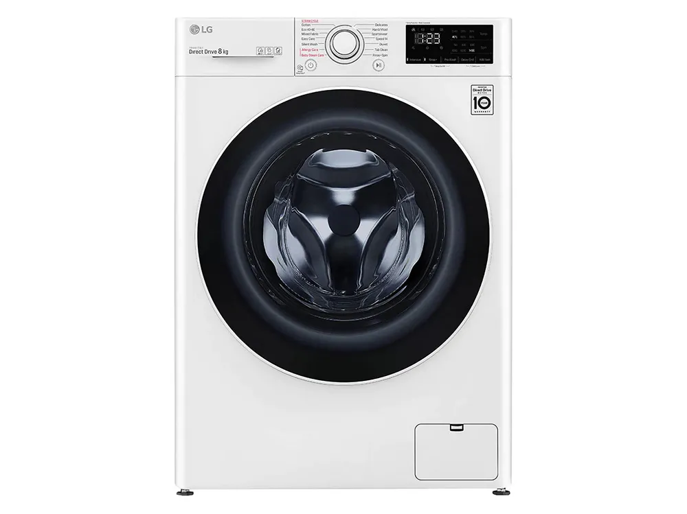 Mașină de spălat LG F4WV328S0U, 8kg, Alb