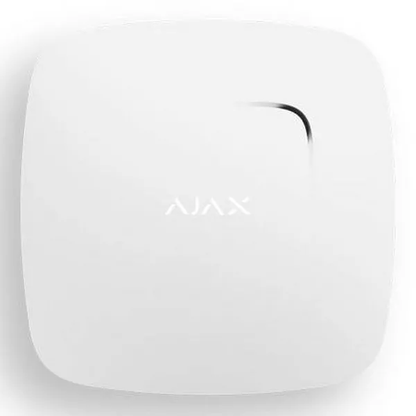 Detector de fum Ajax FireProtect Plus, Alb