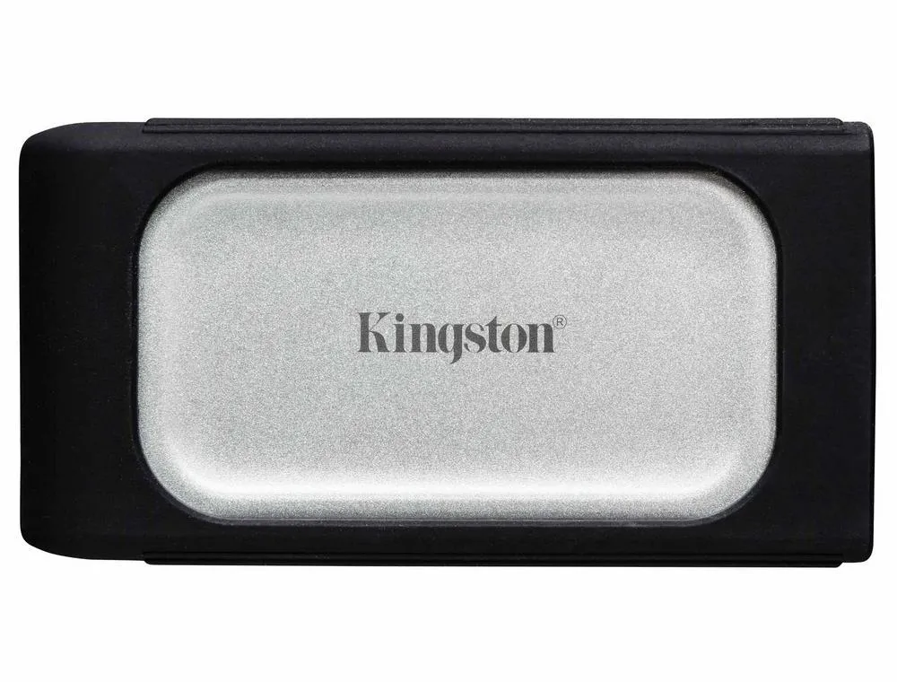 1.0TB Kingston Portable SSD XS2000 Silver, USB-C 3.2 (69.5x32.6x13.5mm, 28.9g, R/W:2K/2K MB/s)