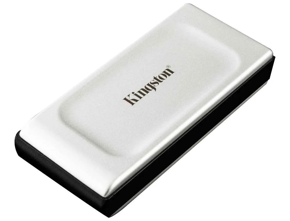 2.0TB Kingston Portable SSD XS2000 Silver, USB-C 3.2 (69.5x32.6x13.5mm, 28.9g, R/W:2K/2K MB/s)