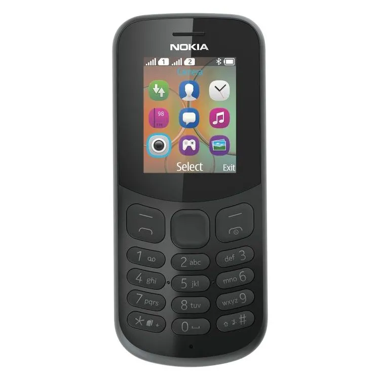 Telefon mobil Nokia 130 (2017), Negru