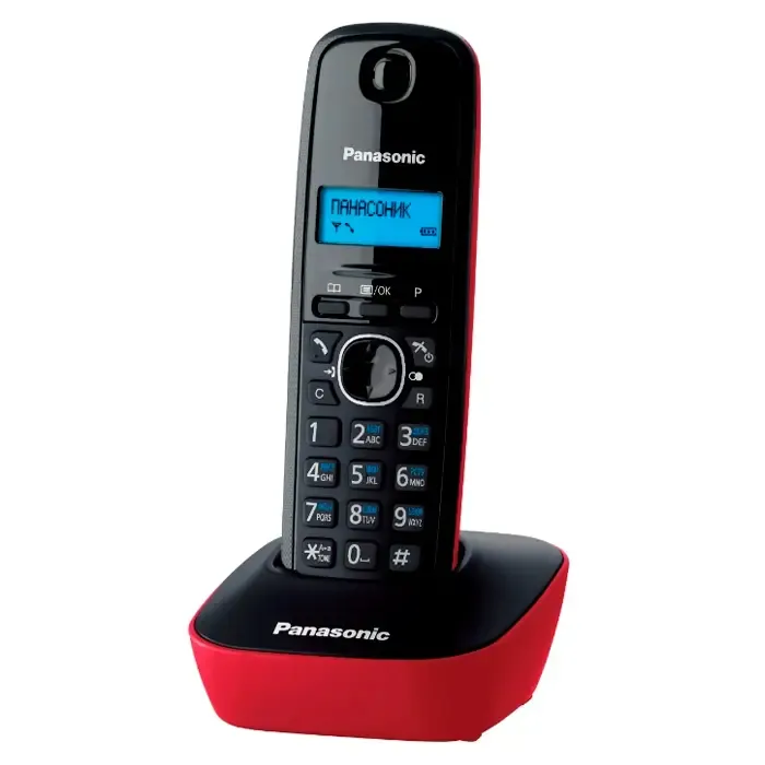 Telefon DECT Panasonic KX-TG1611, Roșu
