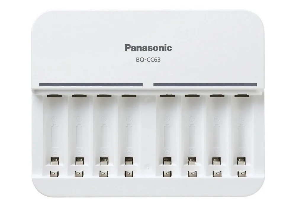 Încărcător Acumulatori Panasonic BQ-CC63E, Alb