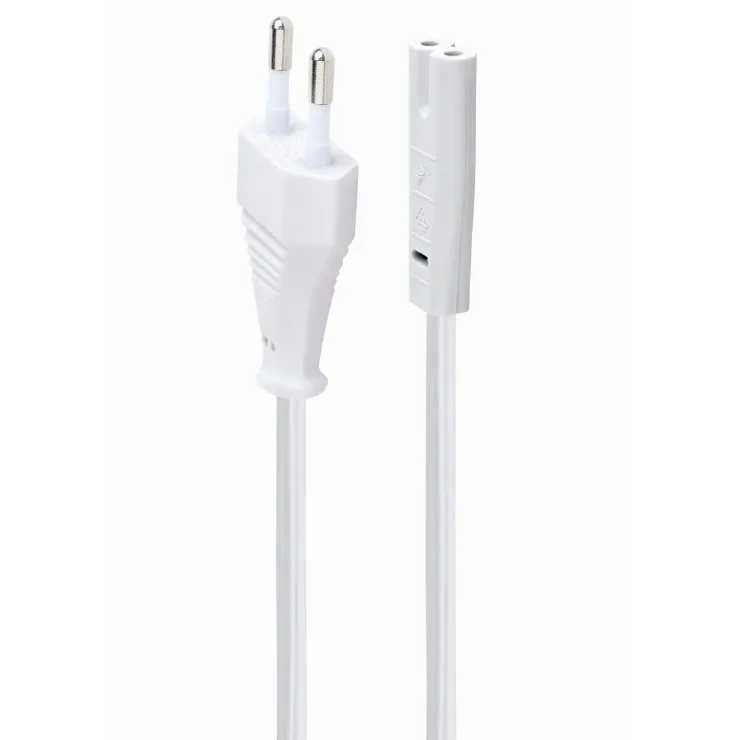 Cablu de alimentare Cablexpert PC-184-VDE, 1,8 m, Alb