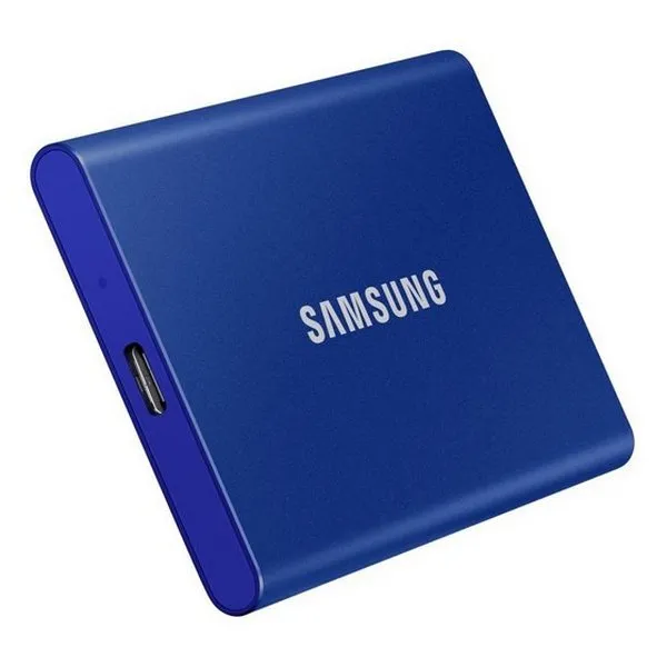 SSD portabil extern Samsung Portable SSD T7, 500 GB, Albastru (MU-PC500H/WW)