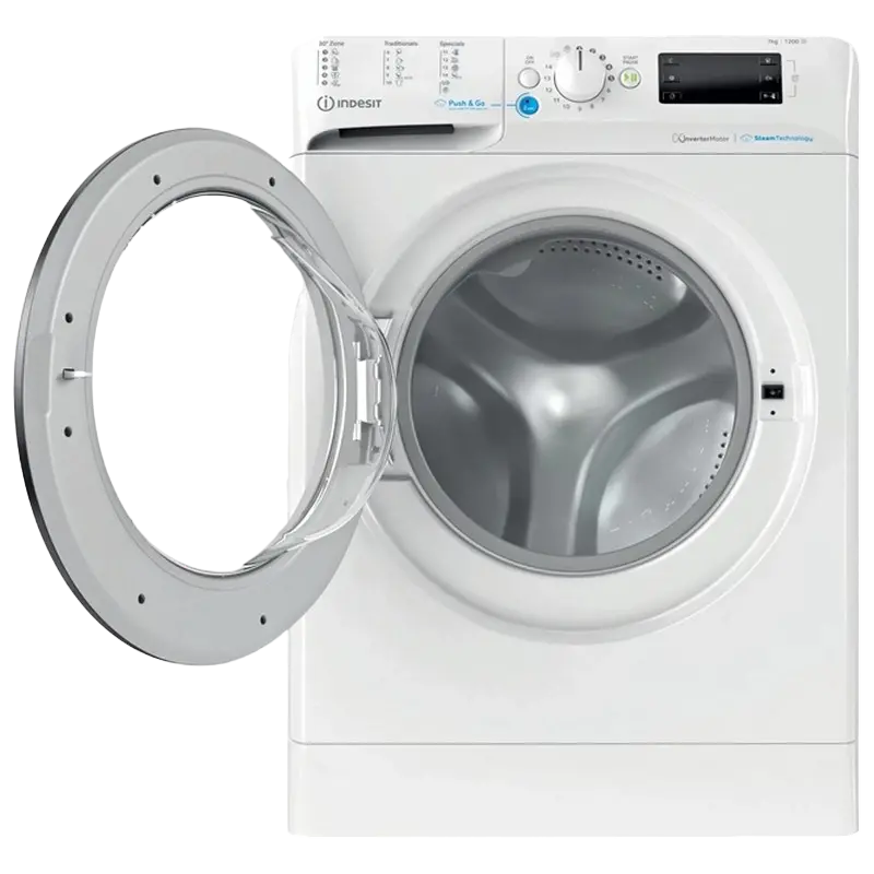 Mașină de spălat Indesit BWSE 71295 X WBV EU, 7kg, Alb