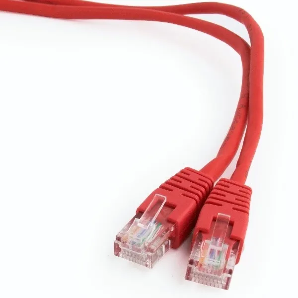Patch cord Cablexpert PP12-2M/R, CAT5e UTP, 2m, Roșu