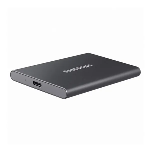 SSD portabil extern Samsung Portable SSD T7, 500 GB, Grey (MU-PC500T/WW)