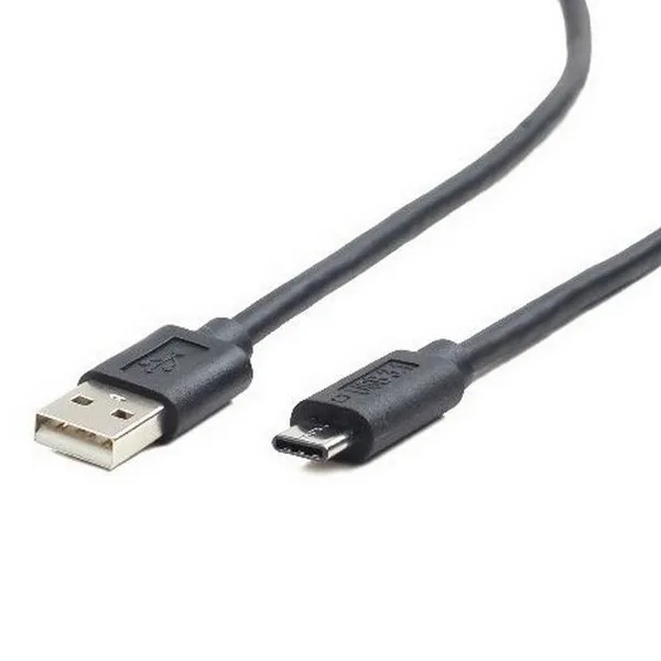 Adaptor USB Cablexpert CCP-USB2-AMCM-6, USB Type-A/USB Type-C, 1,8m, Negru