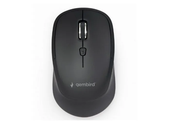 Wireless Mouse Gembird MUSW-4B-05,  800-1600 dpi, 4 buttons, Ambidextrous, 1xAA, Black