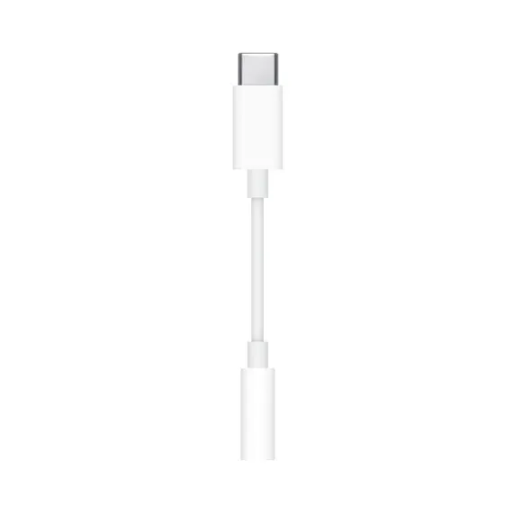 Adaptor USB Apple USB-C to 3.5mm Headphone Jack Adapter, USB Type-C/3.5 mm, 0,1m, Alb