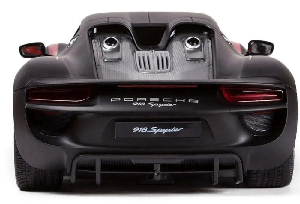 Jucărie cu telecomandă Rastar PORSCHE 918 Spyder Performance, 1:14, Negru (70770)