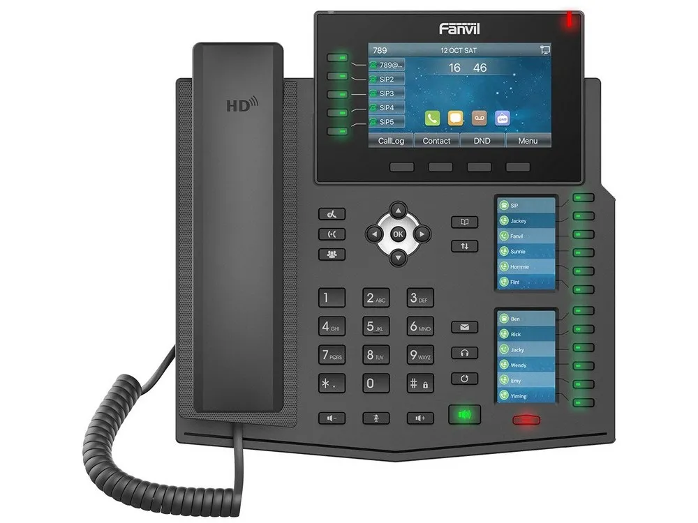 Telefon IP Fanvil X6U, Negru