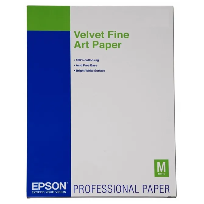 Hârtie fotografică Epson Velvet Fine Art Paper, A3+