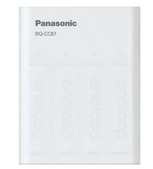 Încărcător Acumulatori Panasonic K-KJ87MCD40USB, Alb