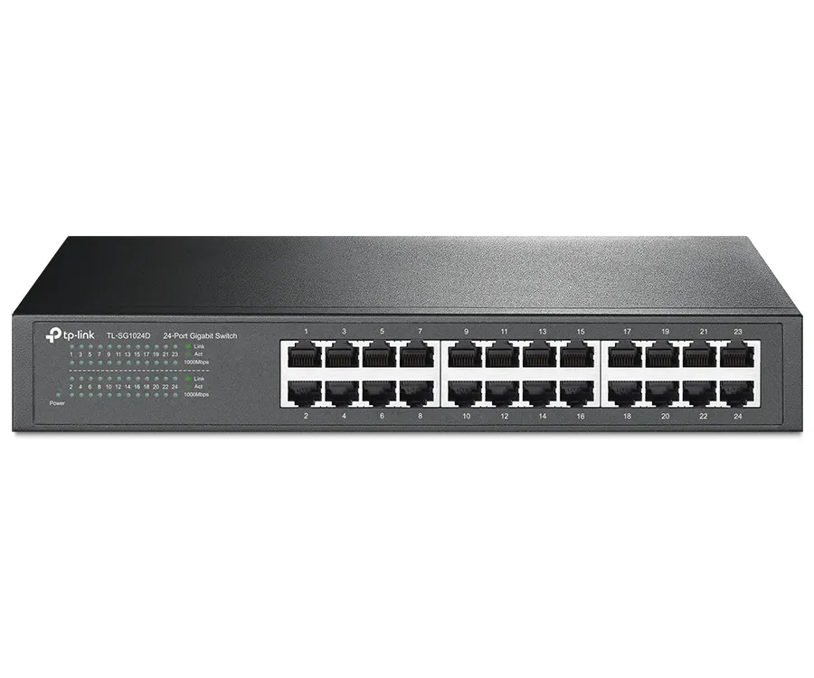 Switch de rețea TP-LINK TL-SG1024D, 24x 10/100/1000 Mbps